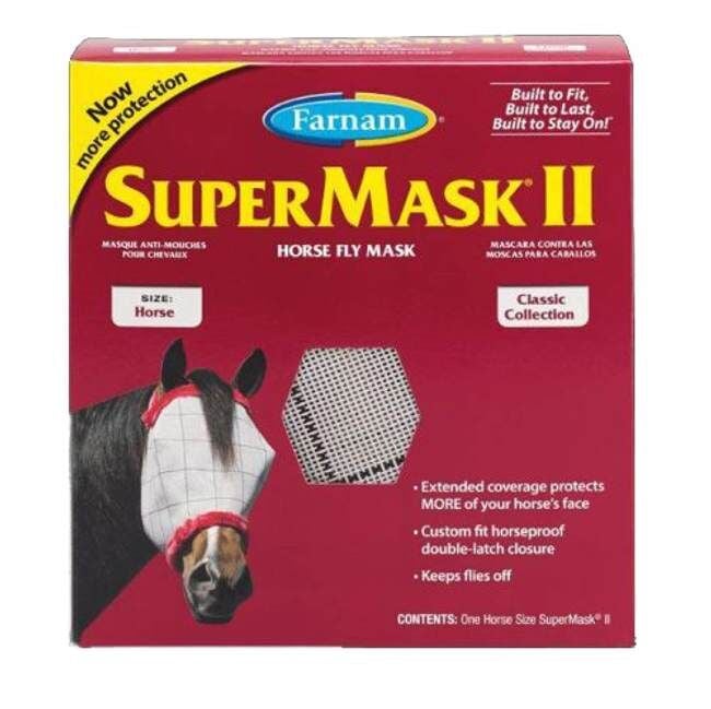 Farnam Super Mask II Horse Fly Mask - X-Large