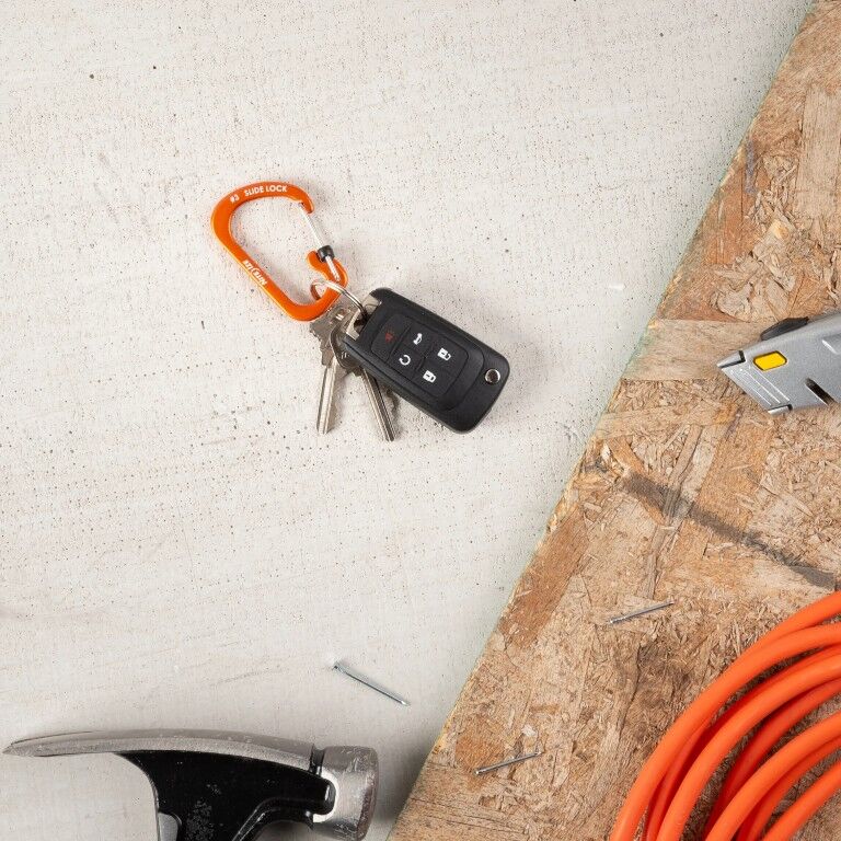 Nite Ize Blue SlideLock Aluminum Carabiner, Size #3