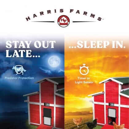 Manna Pro Harris Farms Automatic Chicken Coop Door