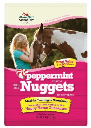 Manna Pro Bite Size Peppermint Horse Nuggets - 4 lb