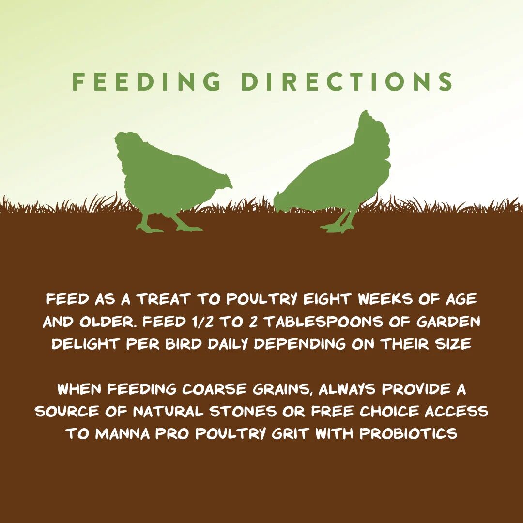 Manna Pro Garden Delight Poultry Treat, 2.25-Lb