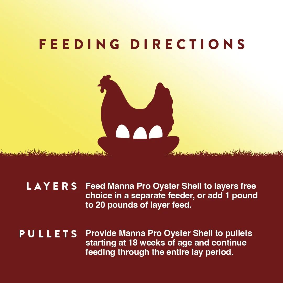 Manna Pro Oyster Shell Layer Supplement, 5-Lb