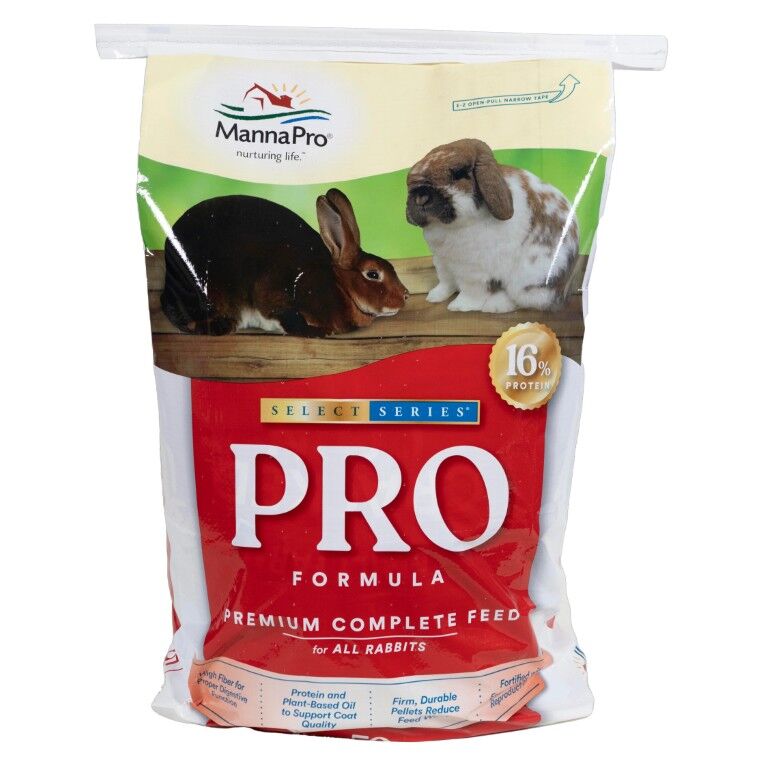 Manna Pro Select Series Pro Formula Rabbit Feed, 50-Lb