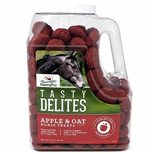 Manna Pro Tasty Delites Apple & Oat Horse Treats - 3 lbs
