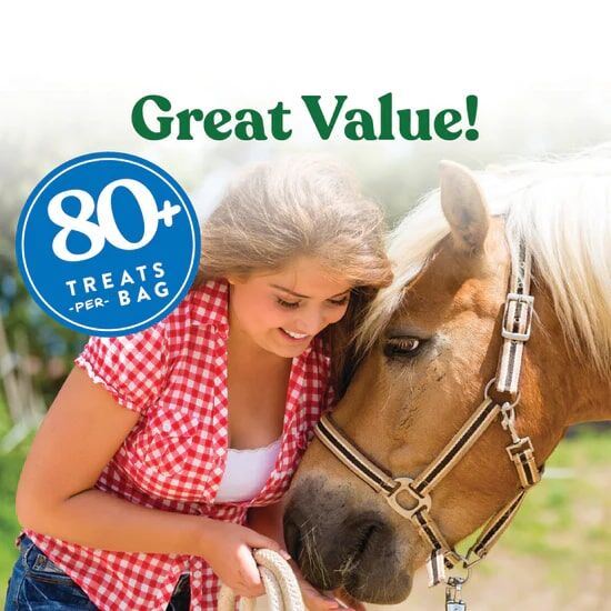 Mana Pro Bite-Size Alfalfa & Molasses Horse Treat Nuggets, 1-Lb