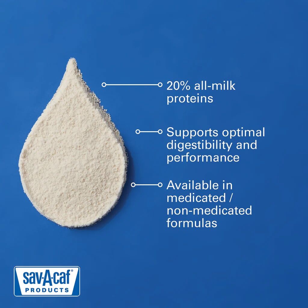 Sav-A-Caf Performance Calf Milk Replacer With Deccox, 25-Lb