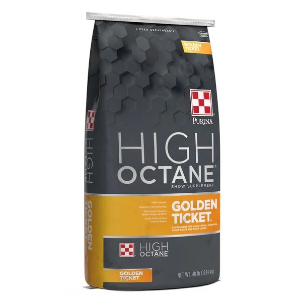 Purina High Octane Golden Ticket Show Supplement, 40 lb.