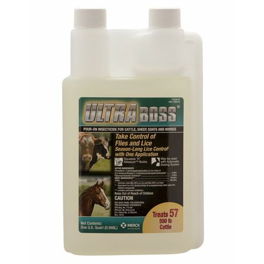 Ultrabos Merck UltraBoss Pour On Insecticide For Livestock- 30 oz