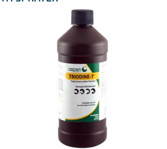 Aspen Triodine 7 With Sprayer - 16 oz