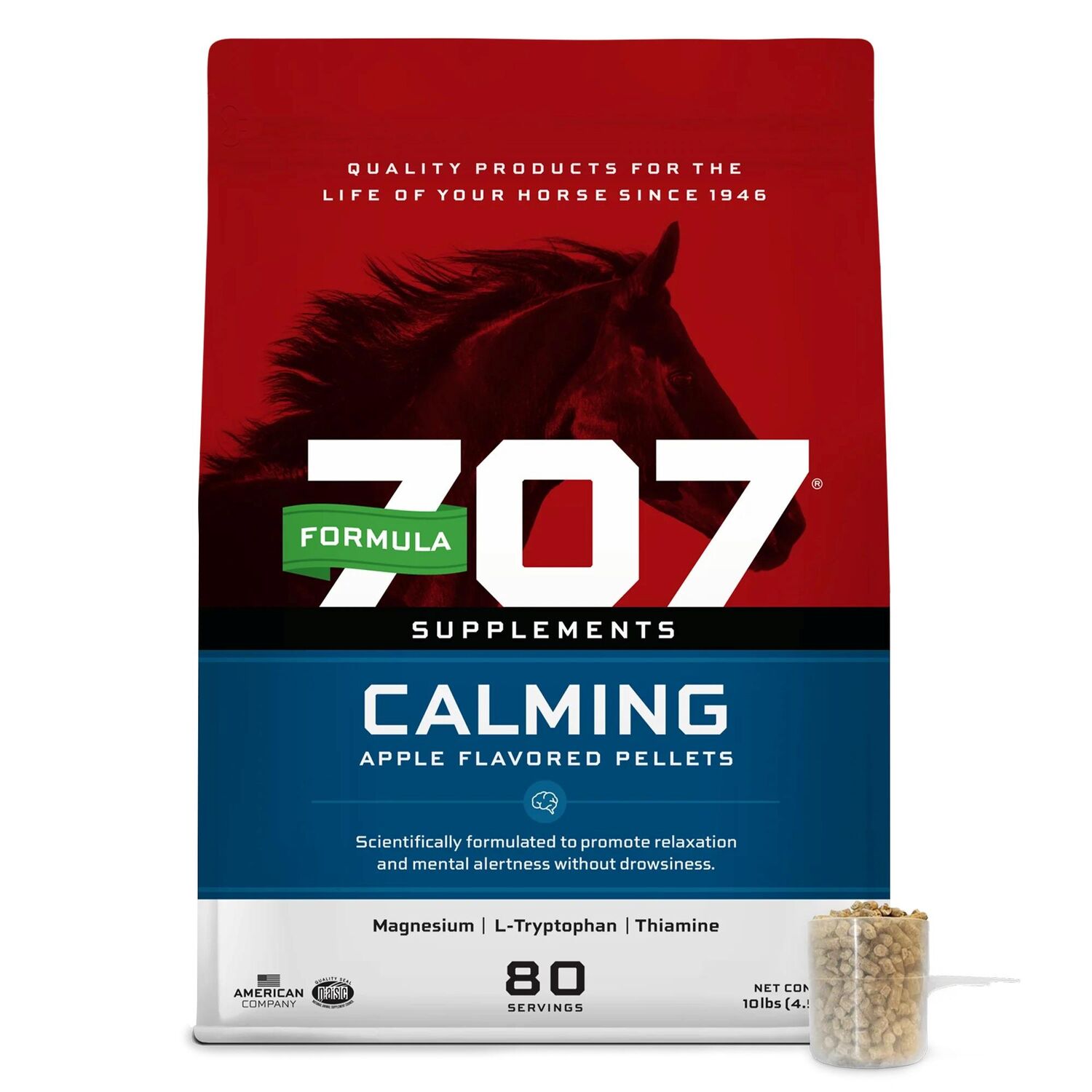 Formula 707 Calming Apple Flavored Pellets, 10-Lb