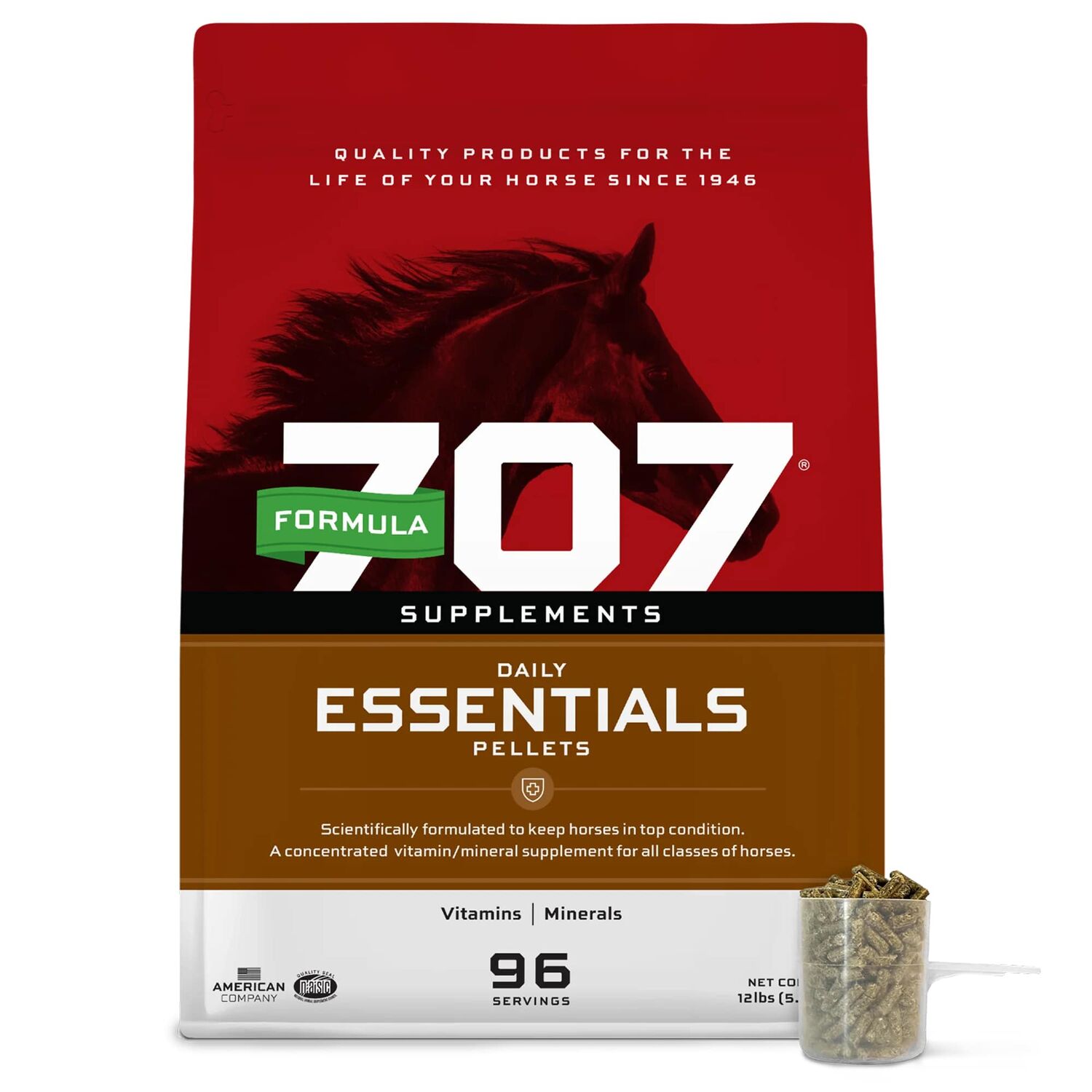 Formula 707 Daily Essentials Pellets, 12-Lb
