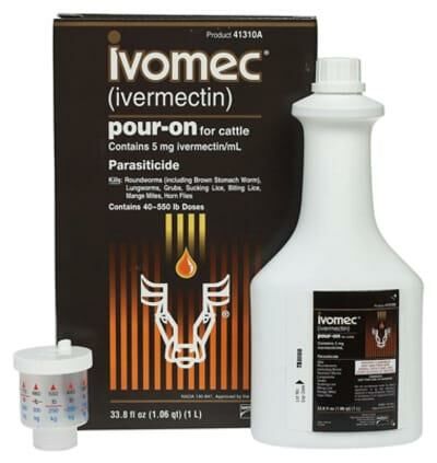 Boehringer Ingelheim Ivomec Pour On Parasiticide- 33.8 oz
