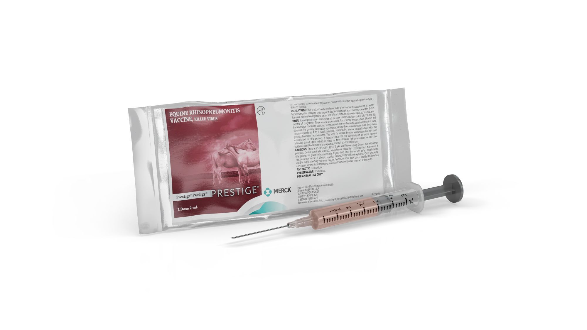Merck Prestige Prodigy Syringe Equine Vaccine