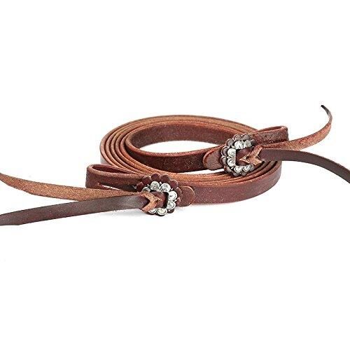 Cactus Saddlery Quick Change Latigo Roping Reins 5/8 in