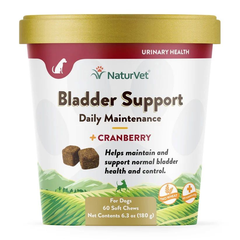 NaturVet Bladder Support Soft Chews, 60-Ct