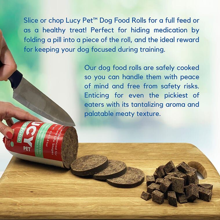 Lucy Pet Original Recipe Beef Formula Dog Food Rolls, 2.75-Oz