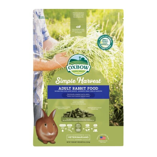 Oxbow Simple Harvest Adult Rabbit Food, 8-Lb