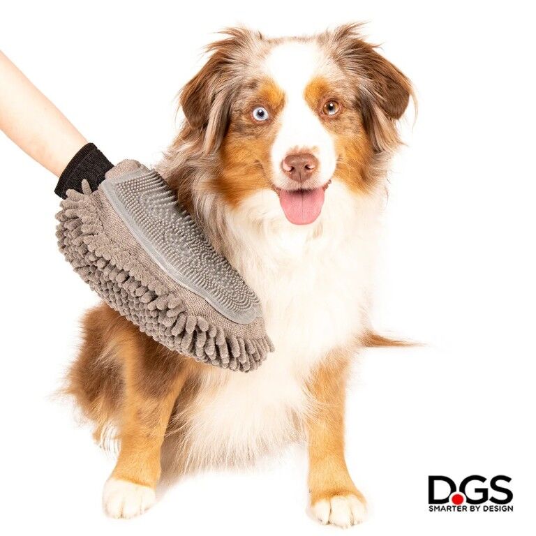 Dog Gone Smart Dirty Dog Brown Doormat Grooming Mitt