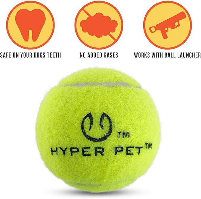 Hyper Pet Green Tennis Balls For Dogs, 2-Pk