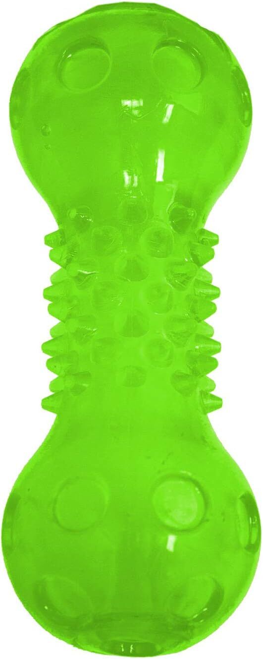 Hyper Pet Dura-Squeaks Barbell Dog Toy