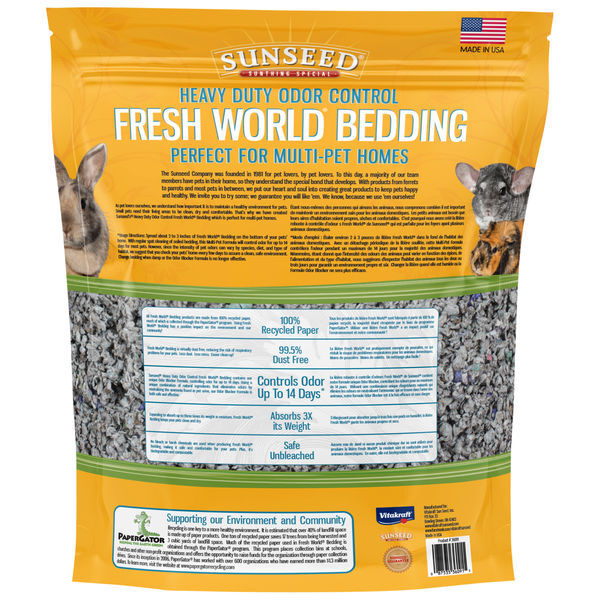 Sunseed Fresh World Multi-Pet Bedding, 2130-Cu In