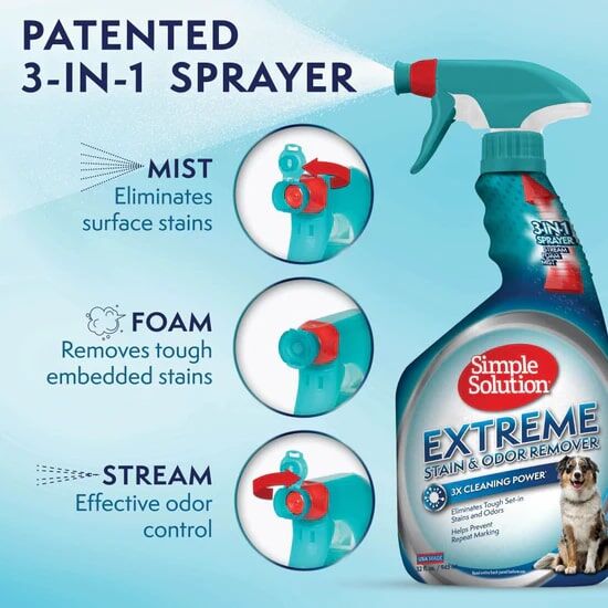 Simple Solution Extreme Stain and Odor Remover, 1-Gal