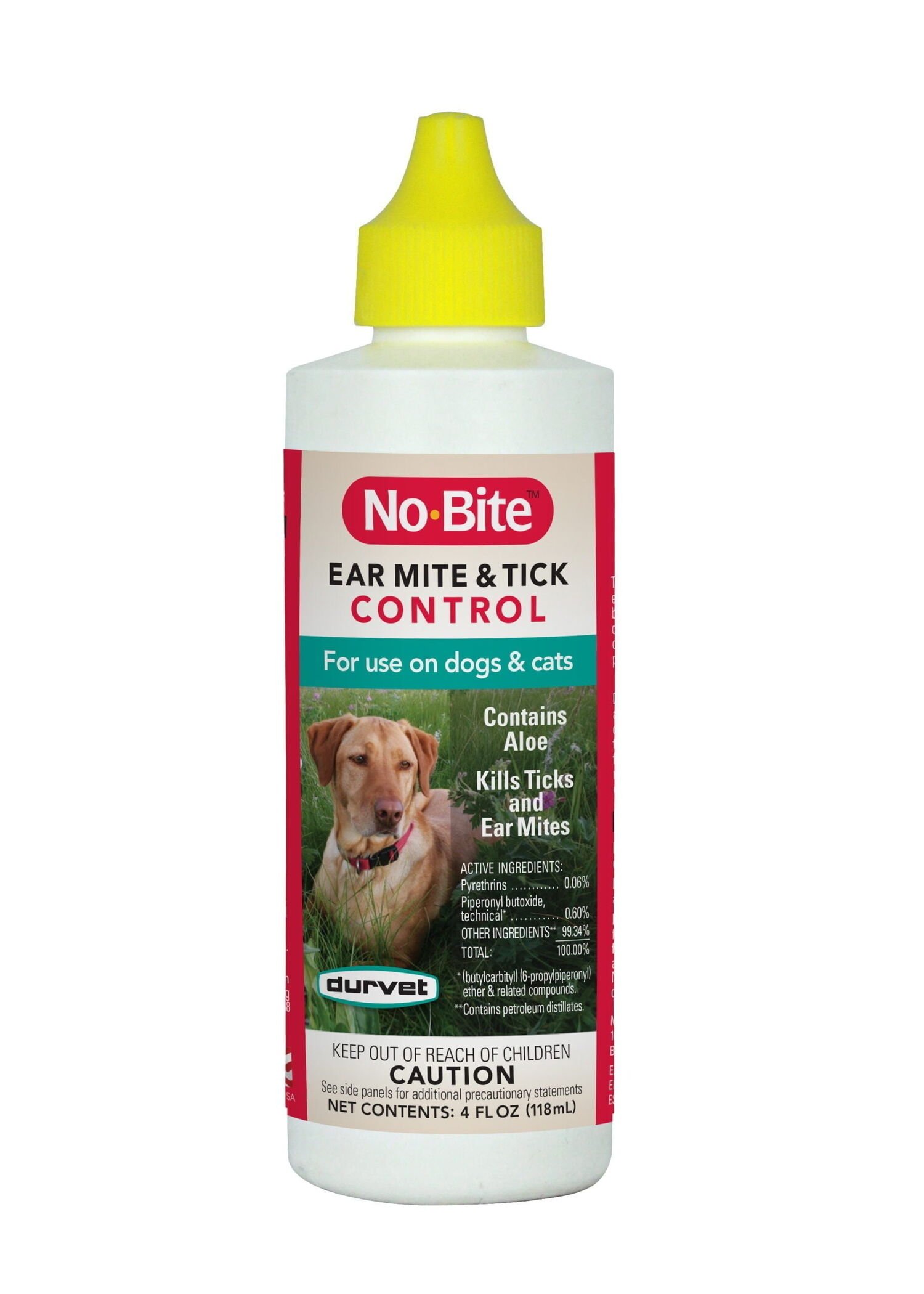 Durvet No-Bite Ear Mite & Tick Control, 4-Oz