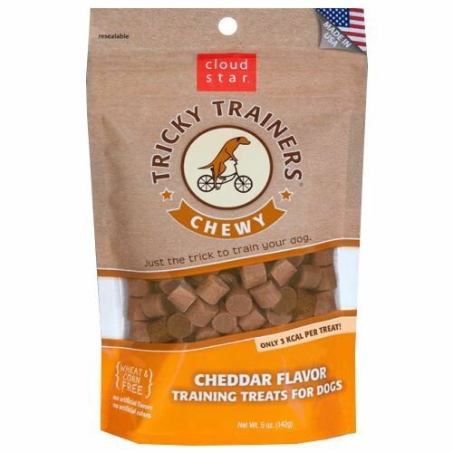 Cloud Star Tricky Trainers Chewy Training Treats For Dogs - Cheddar, 5 oz