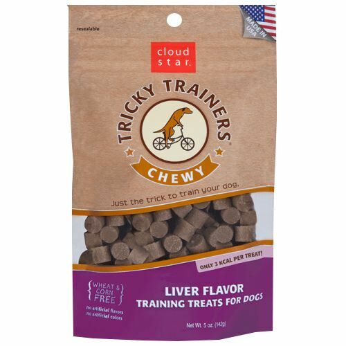 Cloud Star Tricky Trainers Chewy Training Treats For Dogs - Liver, 5 oz