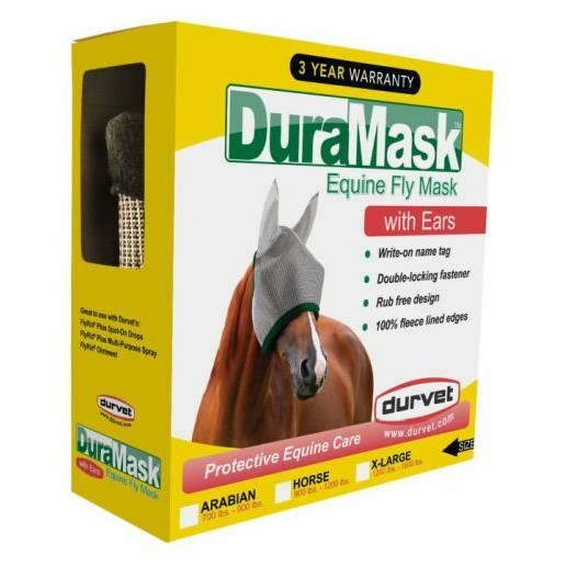Durvet DuraMask Fly Mask With Ears - Arabian