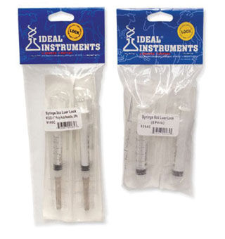 Ideal Instruments Standard Luer-Slip Disposable Syringe Soft Packed 12cc, 4-Pk