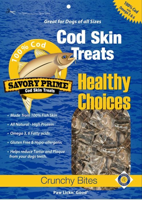 Savory Prime Savory Prime Cod Skin Bites - Fish, 8 oz