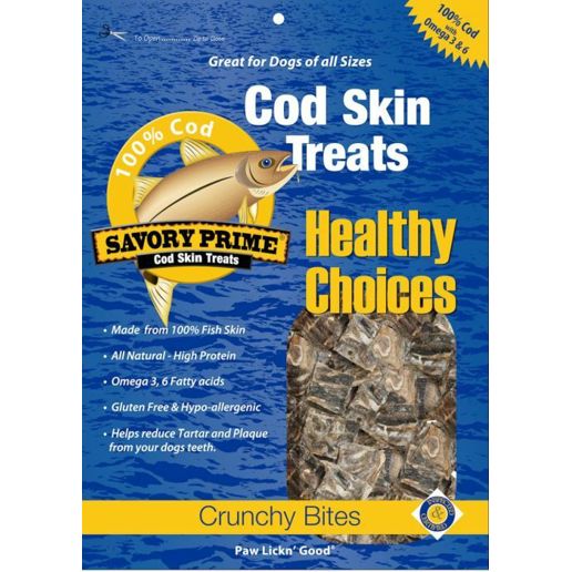 Savory Prime Savory Prime Cod Skin Bites - Fish, 8 oz