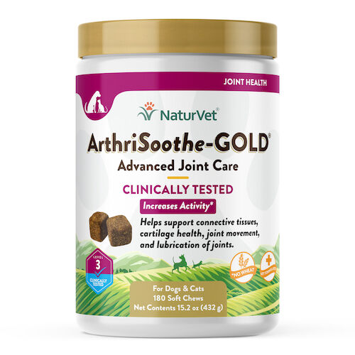 NaturVet Arthrisoothe-GoldSoft Chews - 180 Ct