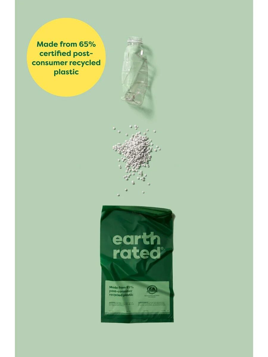 Earth Rated Lavender Scent Grab & Go Dog Poop Bags, 300-Ct