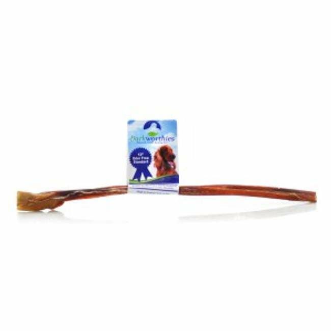 Barkworthies Odor-Free Bully Sticks Dog Treat- 12 in