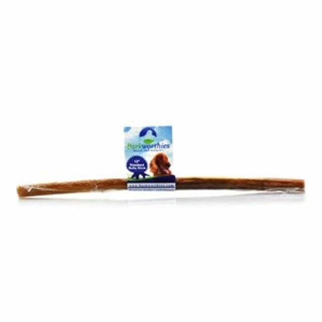 Barkworthies Standard Bully Sticks Dog Treat- 12 in