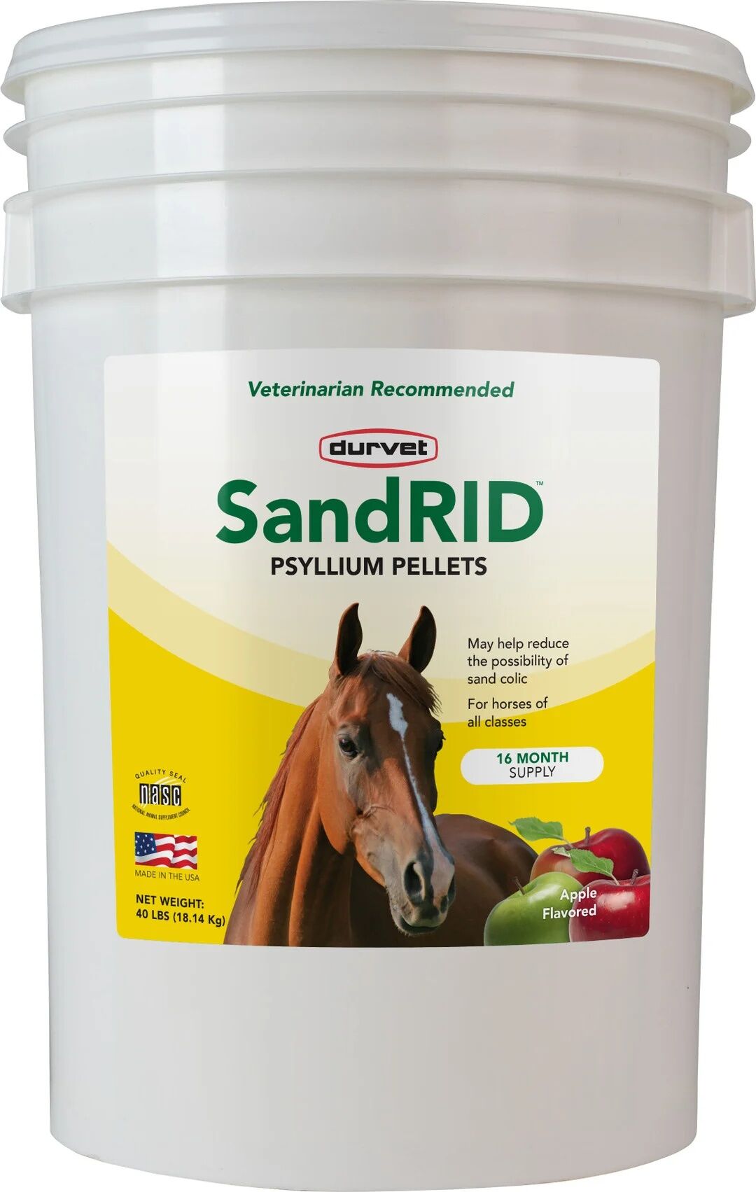 Durvet SandRID Psyllium Pellet, 40-Lb