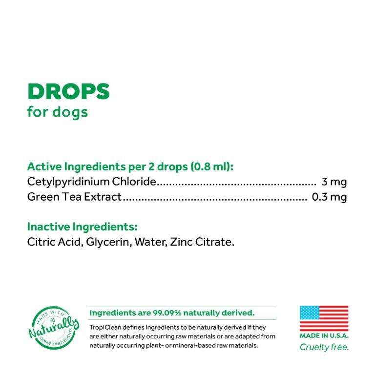 TropiClean Fresh Breath Drops For Dogs