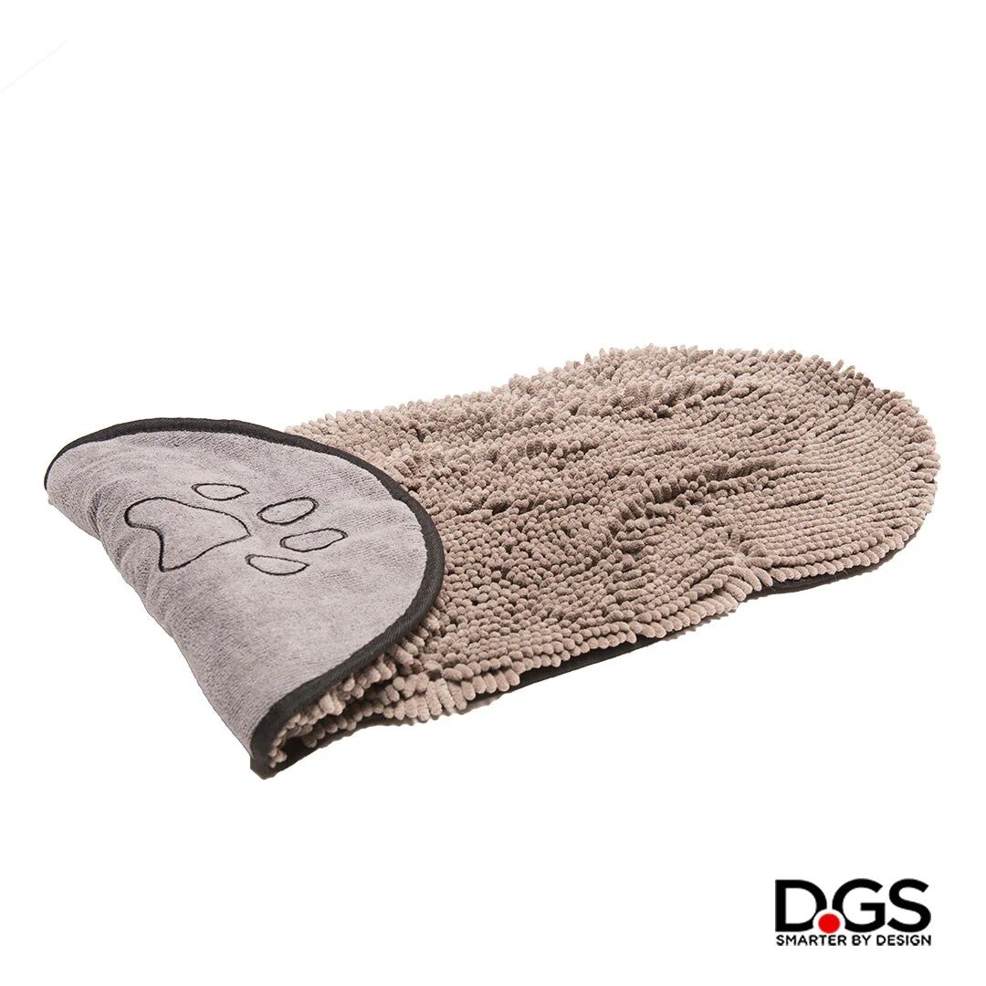 D.GS Grey Dirty Dog Shammy Towel, 13-In x 31-In