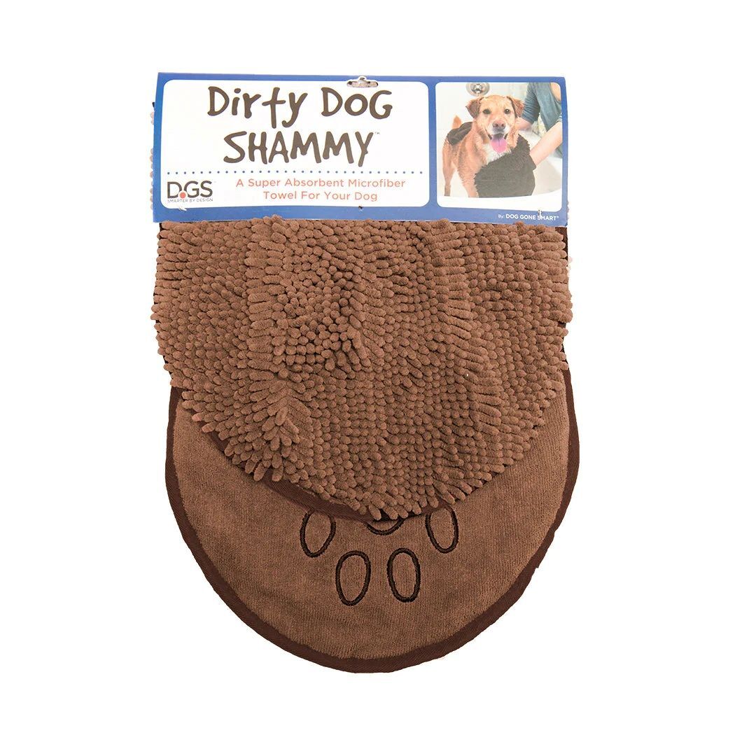 Dog Gone Smart Brown Dirty Dog Shammy Towel, 13-In x 31-In