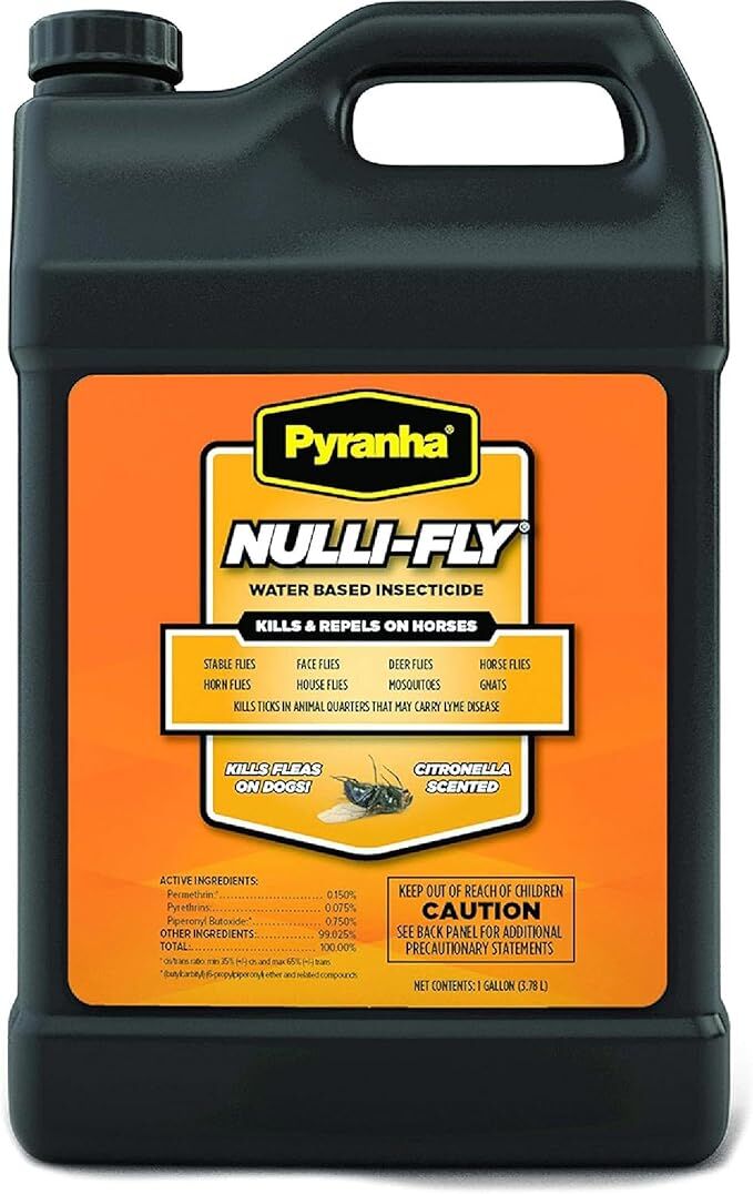 Pyranha Nulli-Fly Horse Fly Spray, 1-Gal