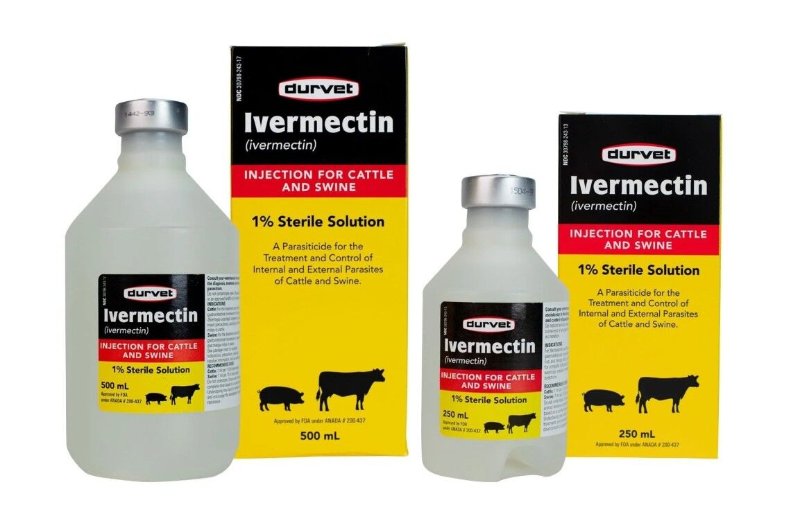 Durvet Ivermectin Injection 1%, 50-ml