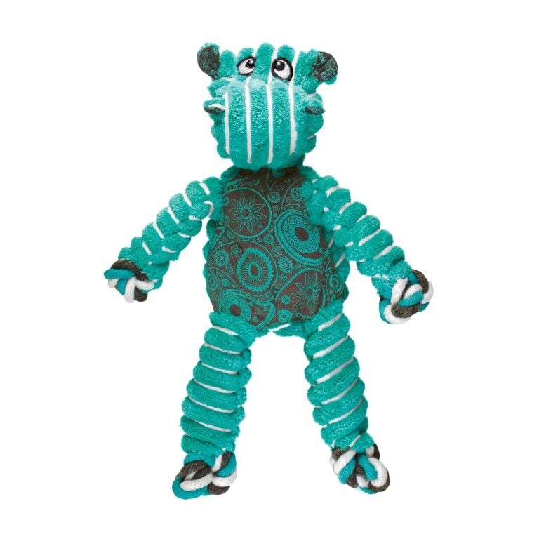 Kong Floppy Knots Hippo, 9-In X 6.75-In