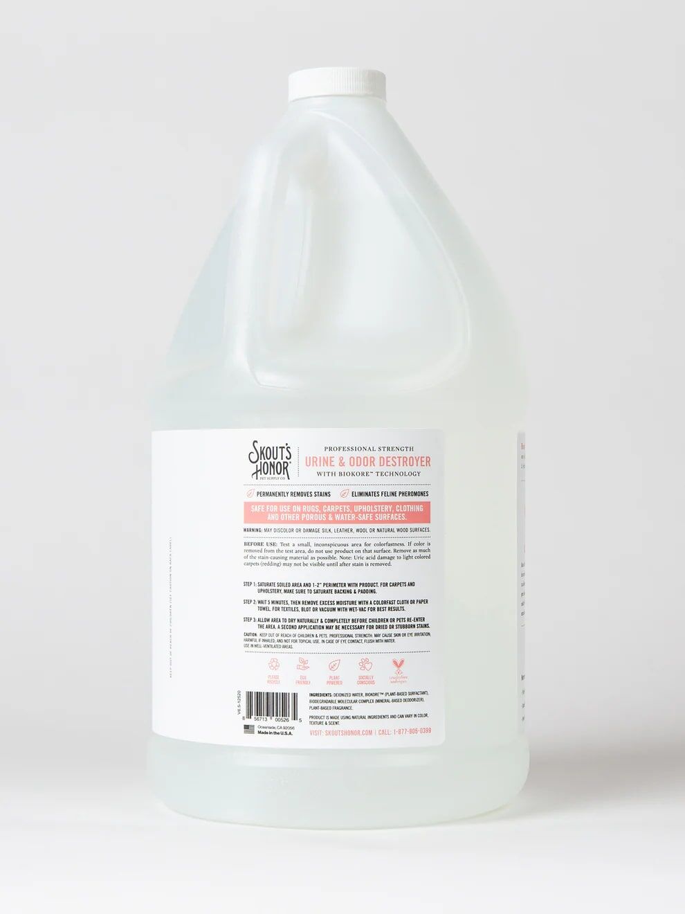 Skout's Honor Urine & Odor Destroyer, 128-Oz