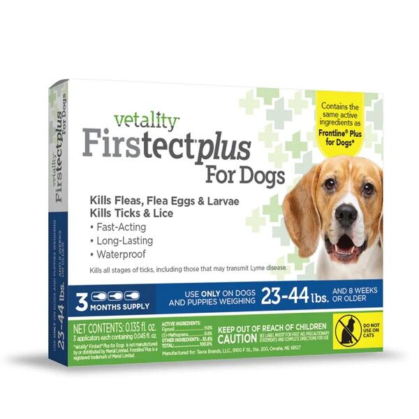 Vetality Firstect Plus For Medium Dogs, 23-44-L