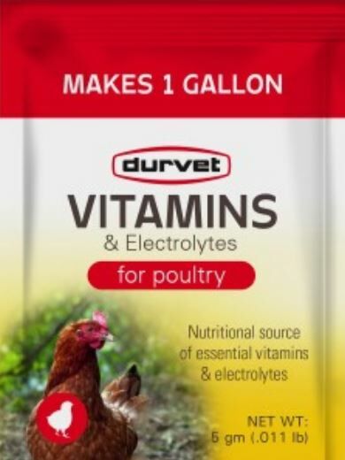 Durvet Vitamins & Electrolytes Powder For Poultry- 5 g