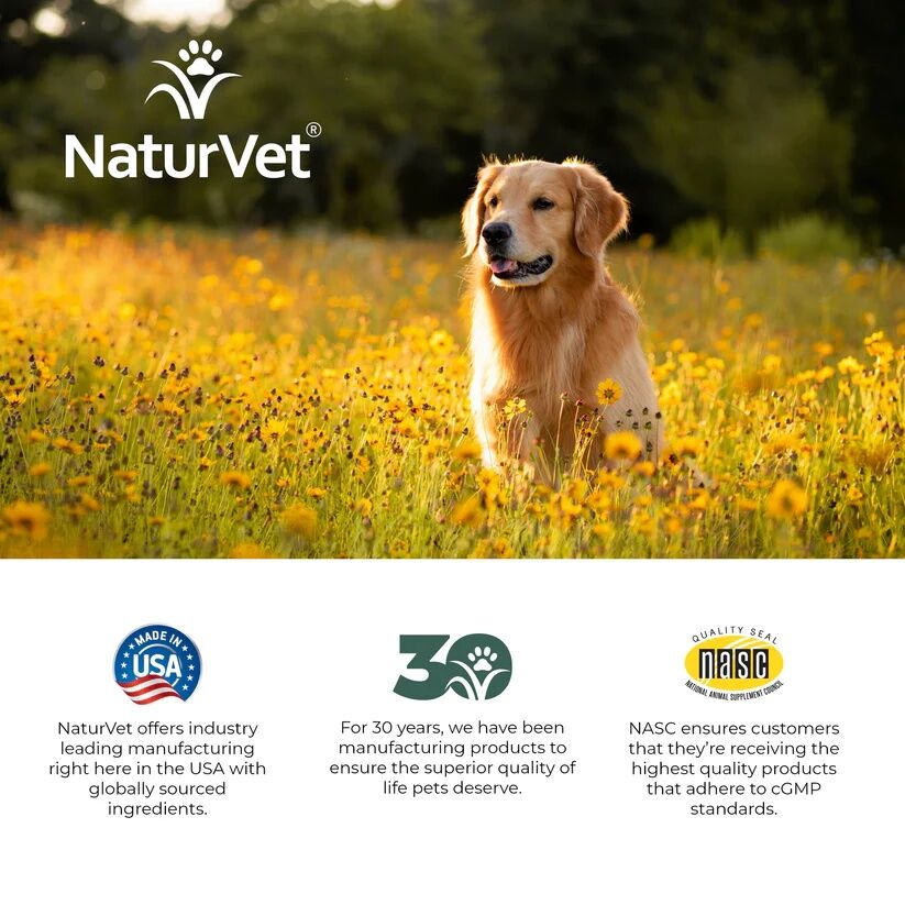 NaturVet Hemp Allergy Aid Soft Chews, 120-Ct
