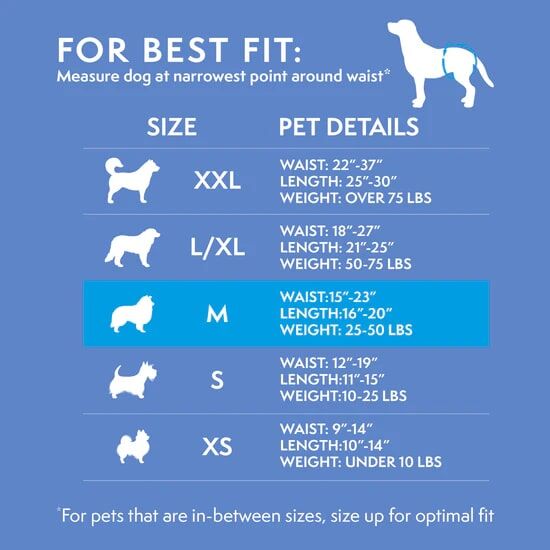 Simple Solution Disposable XXL Female Dog Diapers, 12-Ct