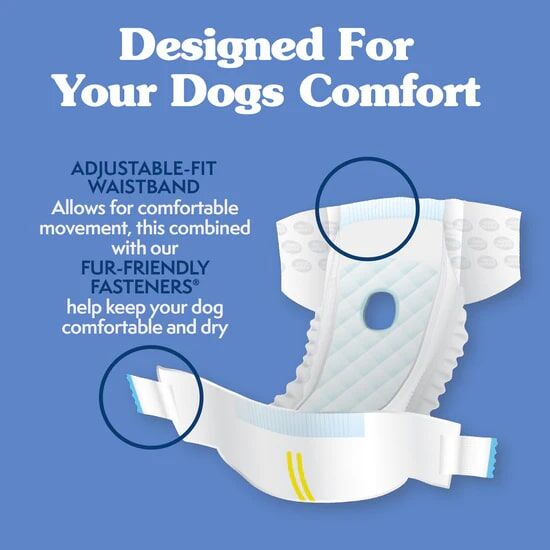 Simple Solution Disposable XXL Female Dog Diapers, 12-Ct